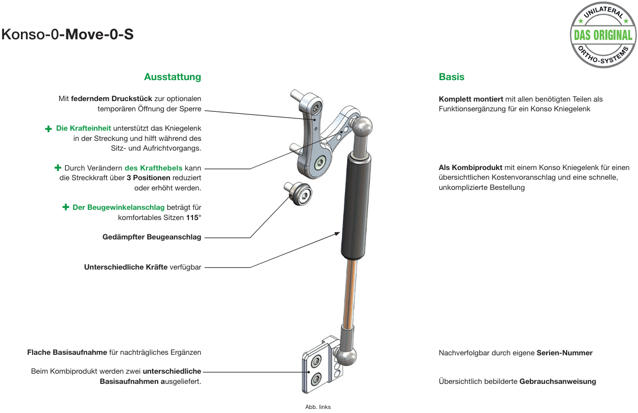 Ausstattung und Vorteile des Konso-0-Move-0-S