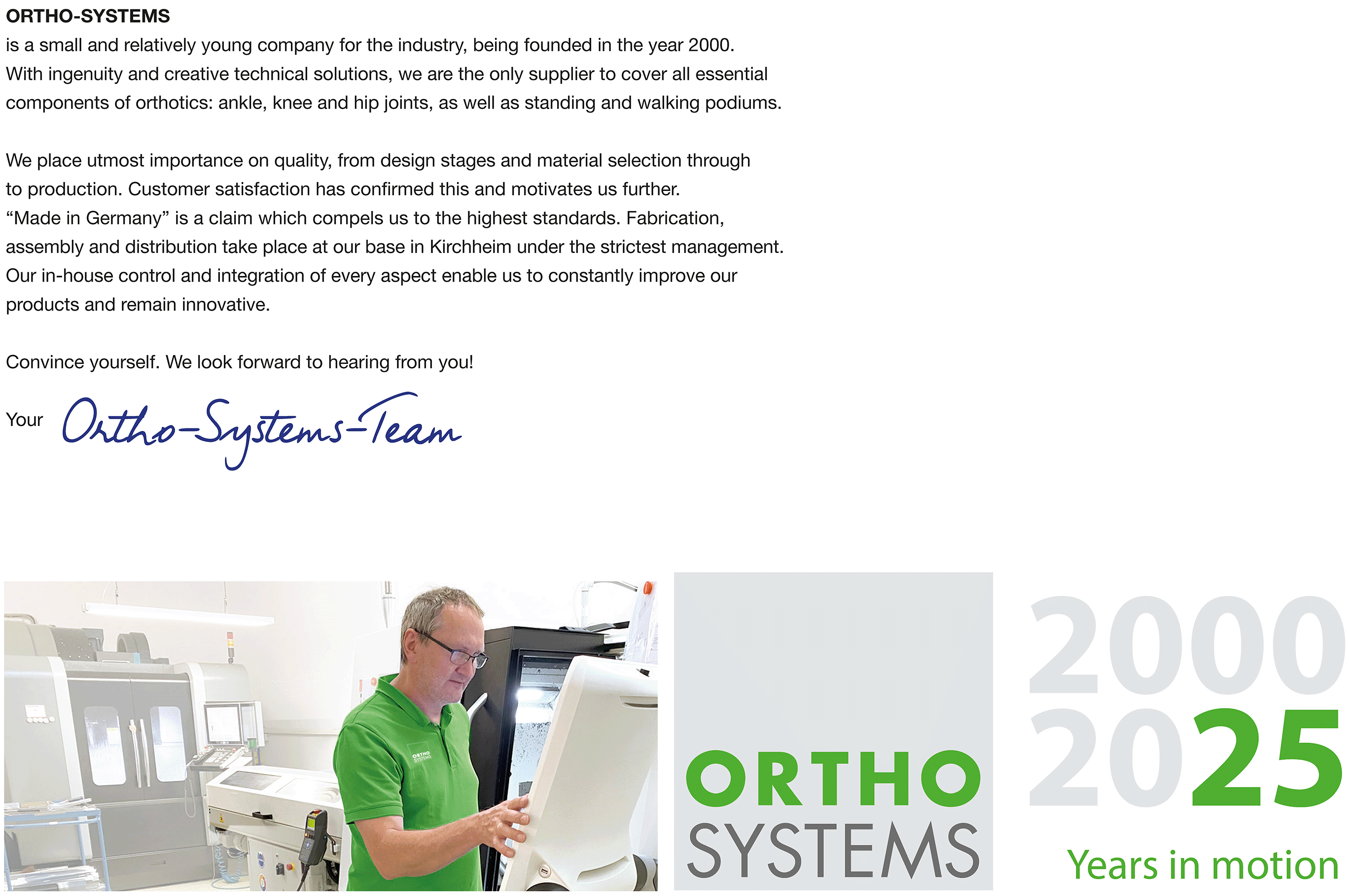 About Us and Milestones - Image 1