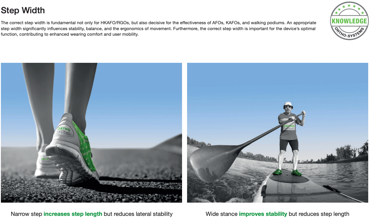 Step Width and HKAFO/RGO Stride - Image 1
