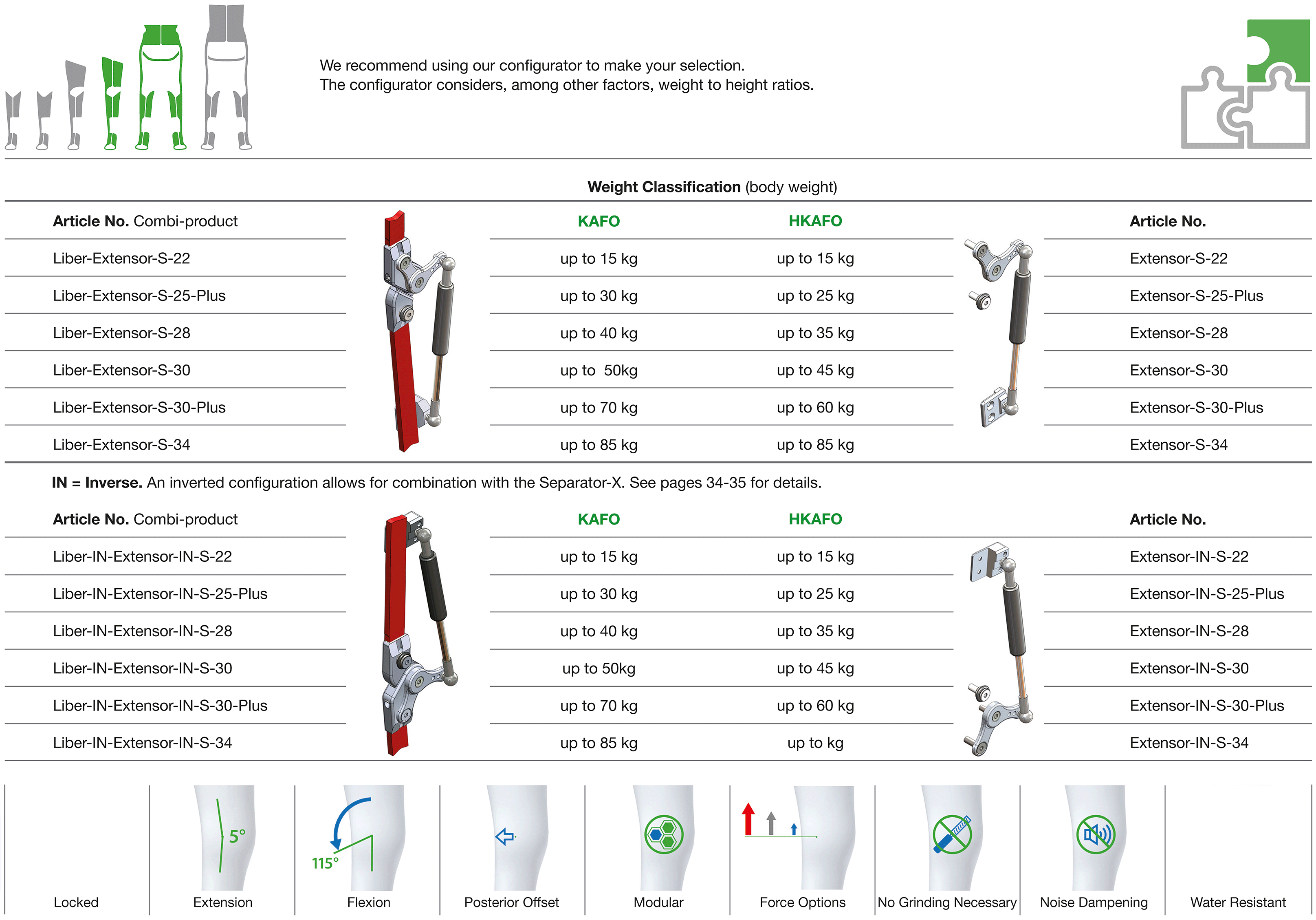 Liber-IN-Extensor-IN-S Classifikation
