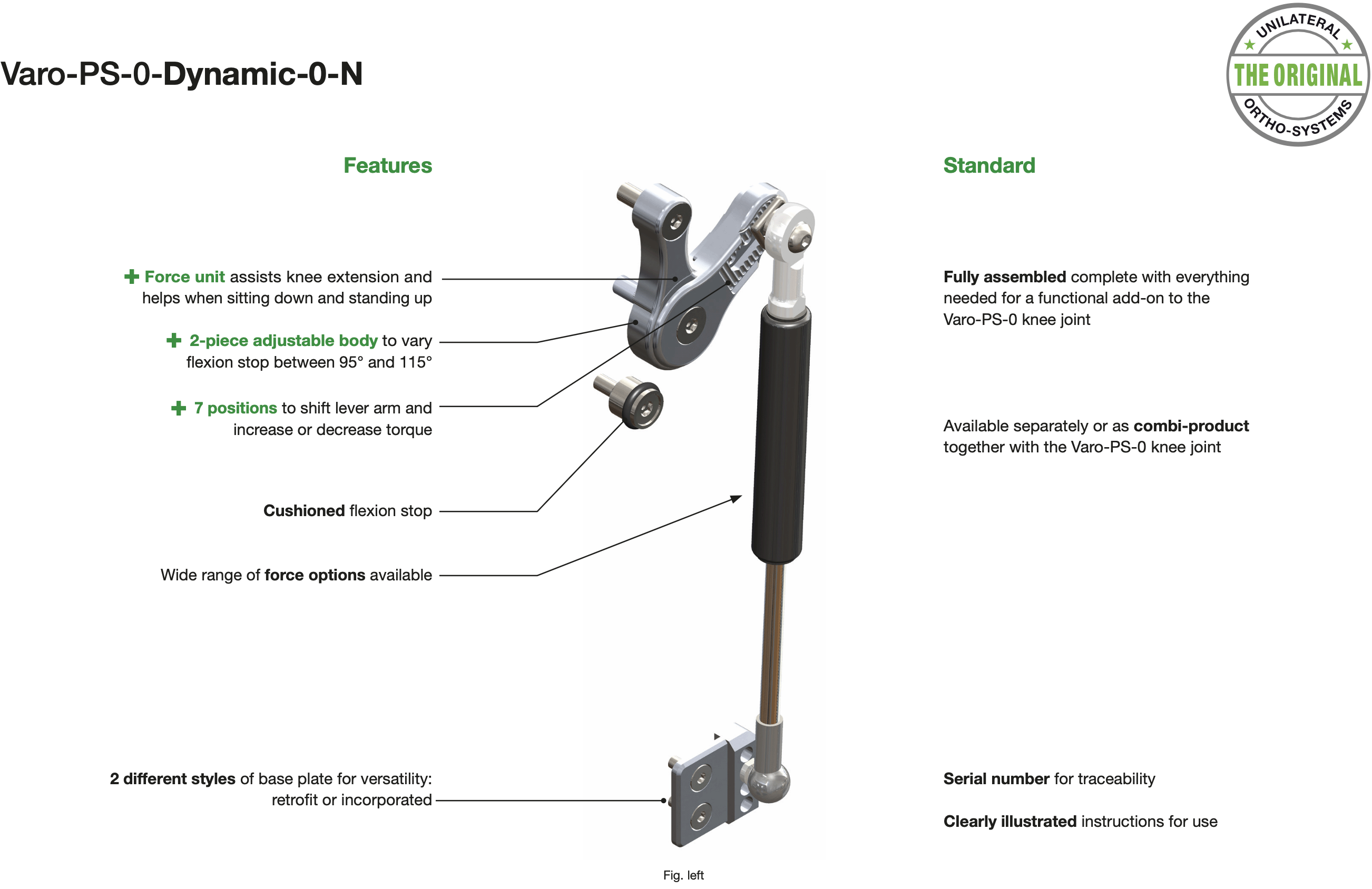 Features and benefits of Varo-PS-0-Dynamic-0-N