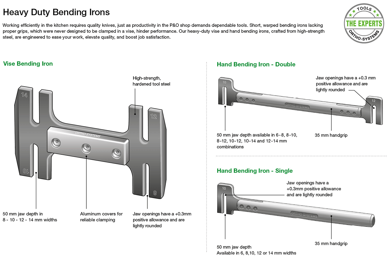 Heavy Duty Bending Irons